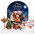 Christmas custom ornaments, customizable for families, couples, pets, lovers, photos