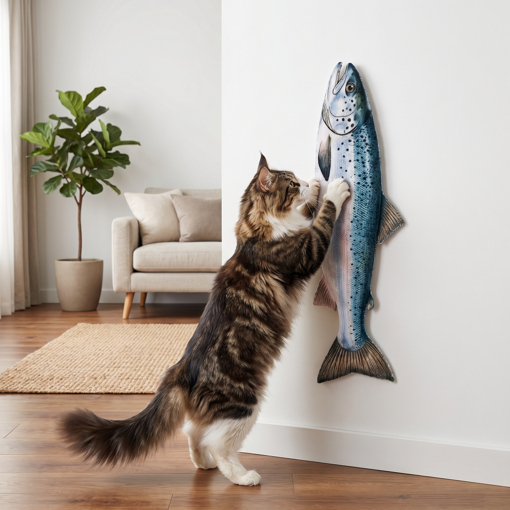 Wall Mounted Cat Scratcher with Adhesive Backing, Self-Adhesive Cat Scratch Pad for Wall, Door & Sofa, Decorative Cat Scratching Mat, Multiple Shapes