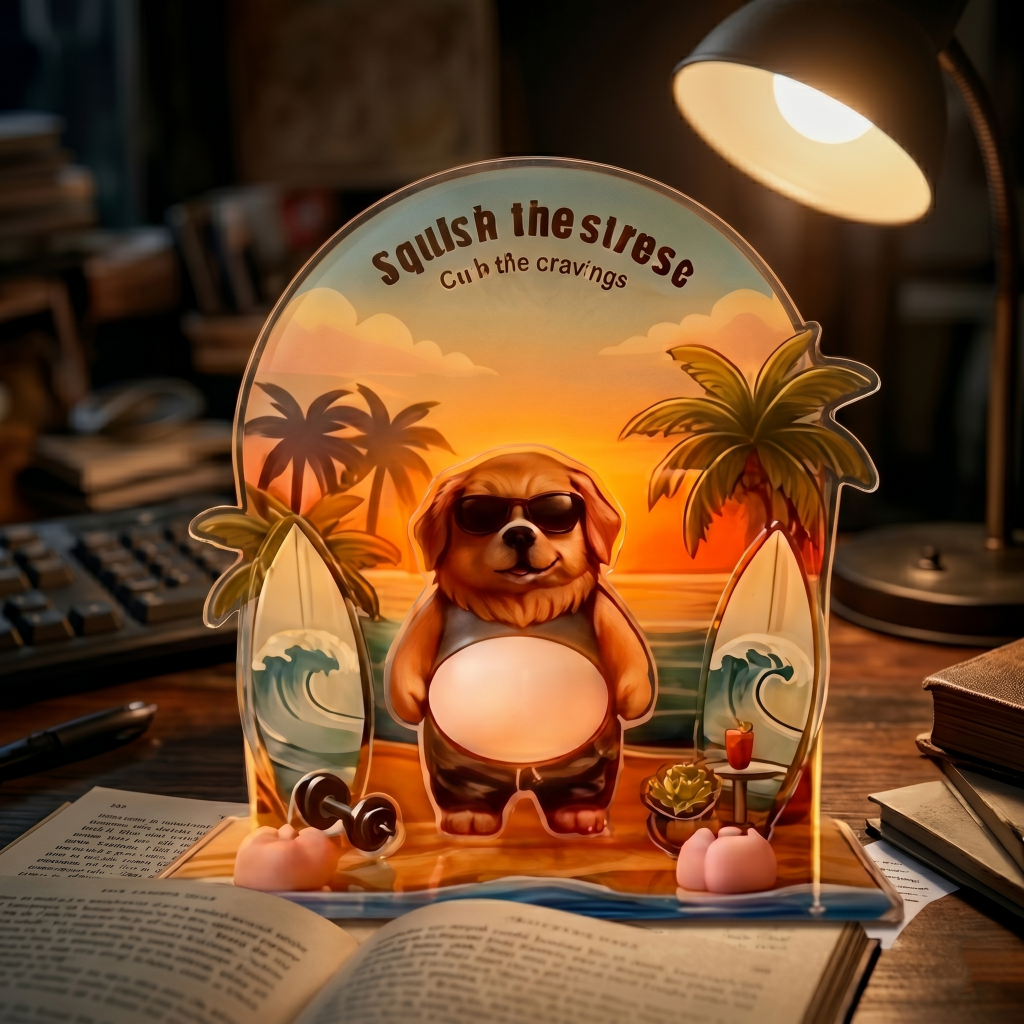 Acrylic Desk Decor, Funny Office Decoration Gift