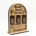 Books Read This Year Counter – Personalized Book Tracker Wall Art