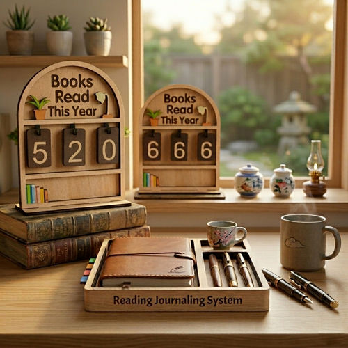 Books Read This Year Counter – Personalized Book Tracker Wall Art